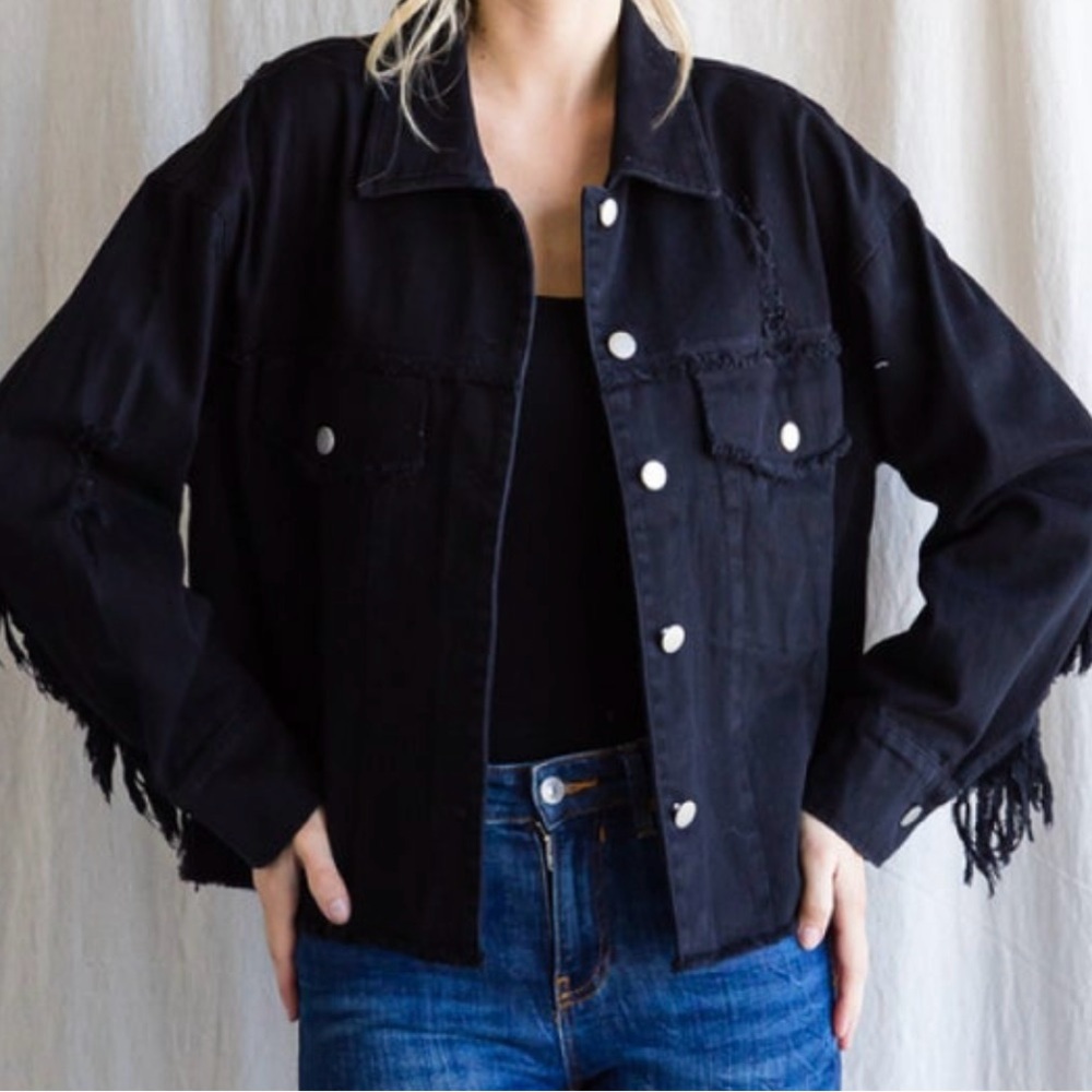 JODIFL Cowboy Take Me Away Fringe Jacket